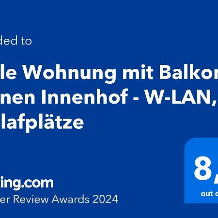 Helle Wohnung Mit Balkon In Gruenen Innenhof - W-Lan, 4 Schlafplaetze Магдебург Екстер'єр фото